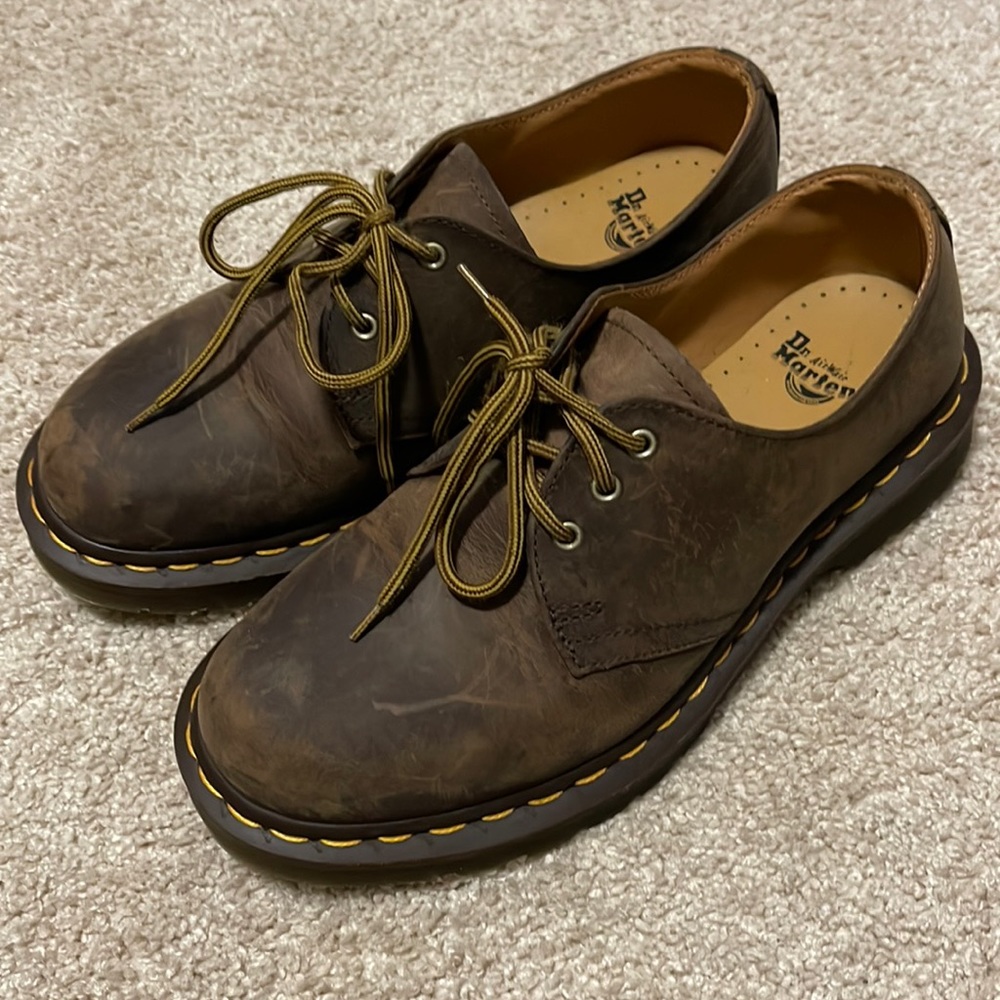 Dr. Martens 1461 Dark Brown Leather Oxfords Y2K